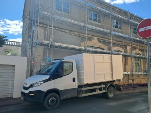 Location de benne pour vider une maison à Sète, Mèze, FRTP