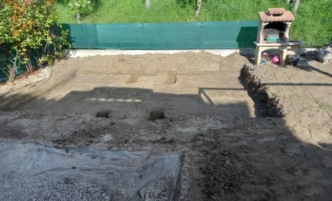 Travaux de terrassement vers Mèze, Mèze, FRTP